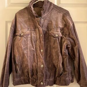 Brushed velour jacket